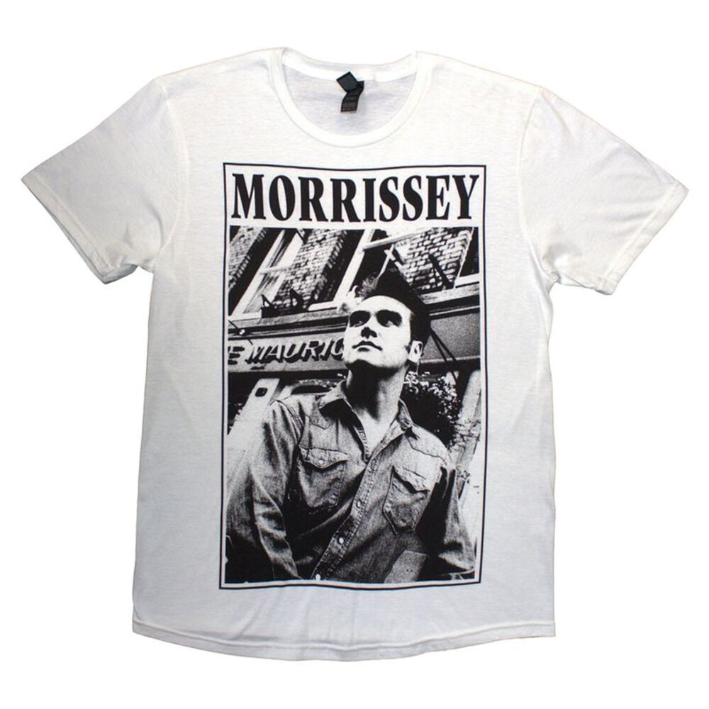 Morrissey Unisex Adult Maurice T-Shirt / White/Black